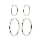 Eve Hoop Earrings 2-in-1 Set