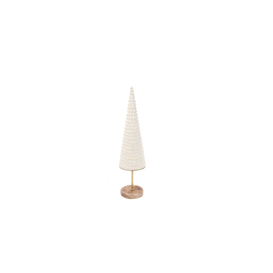 Pearl Beaded Tree Cone