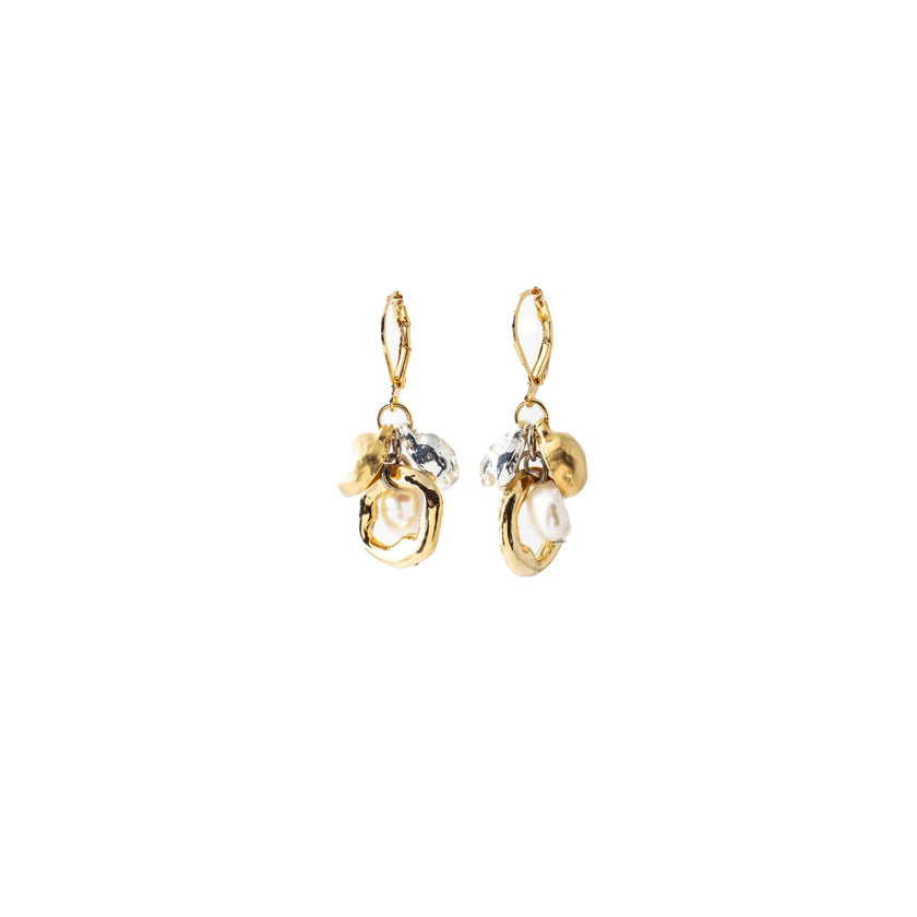 Philomene Silvery & Gold Earrings