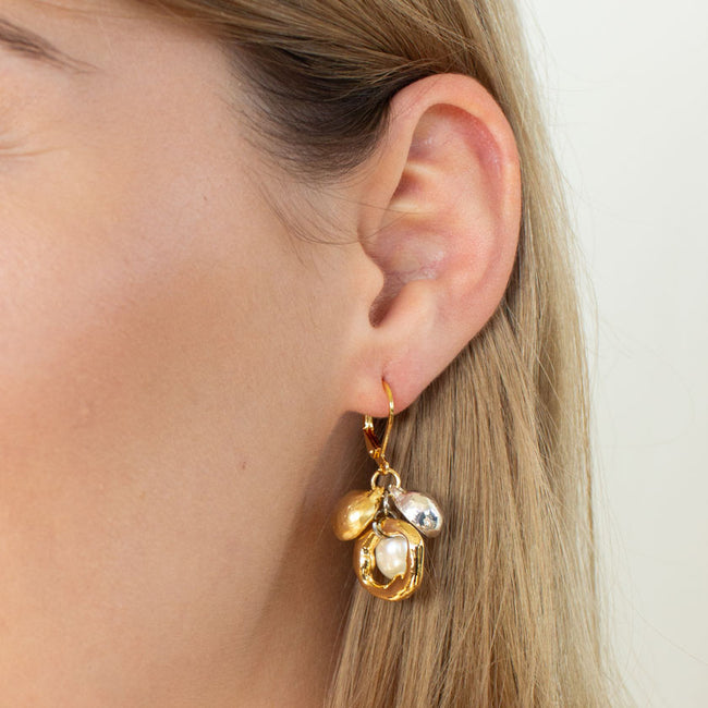 Philomene Silvery & Gold Earrings