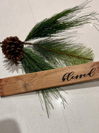 Engraved Vintage Shutter Sticks