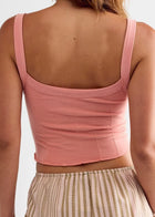So Soft Seamless Modal Top Coral