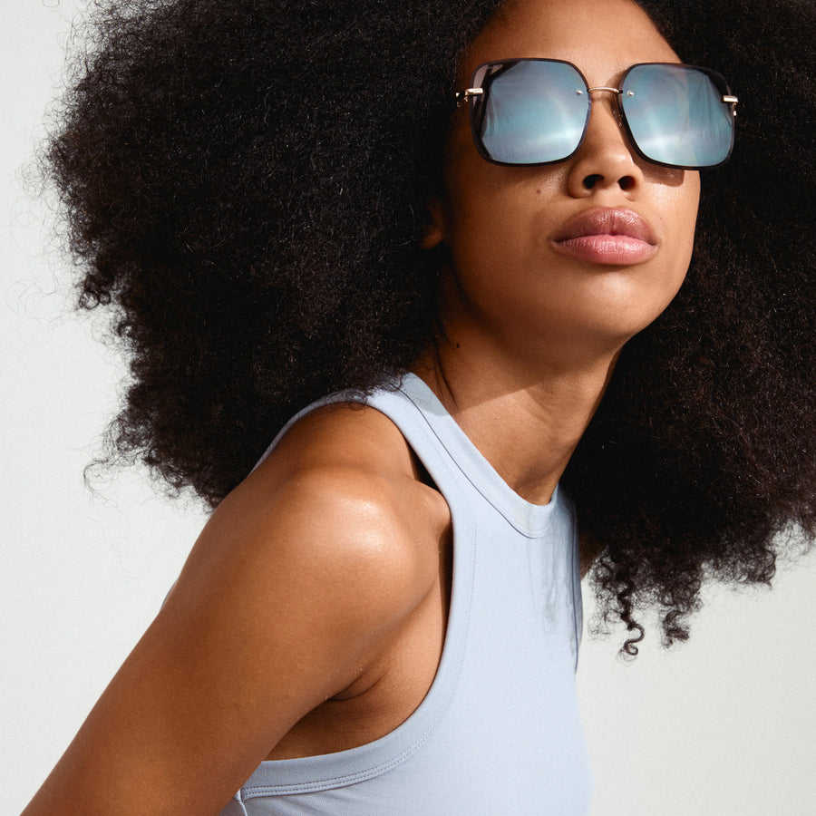 Aylin Sunglasses Grey/Gold