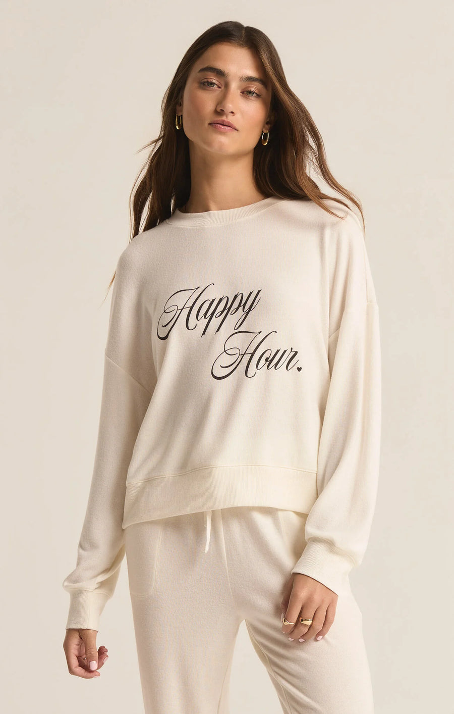 Happy Hour Sweatshirt - Vanilla Ice