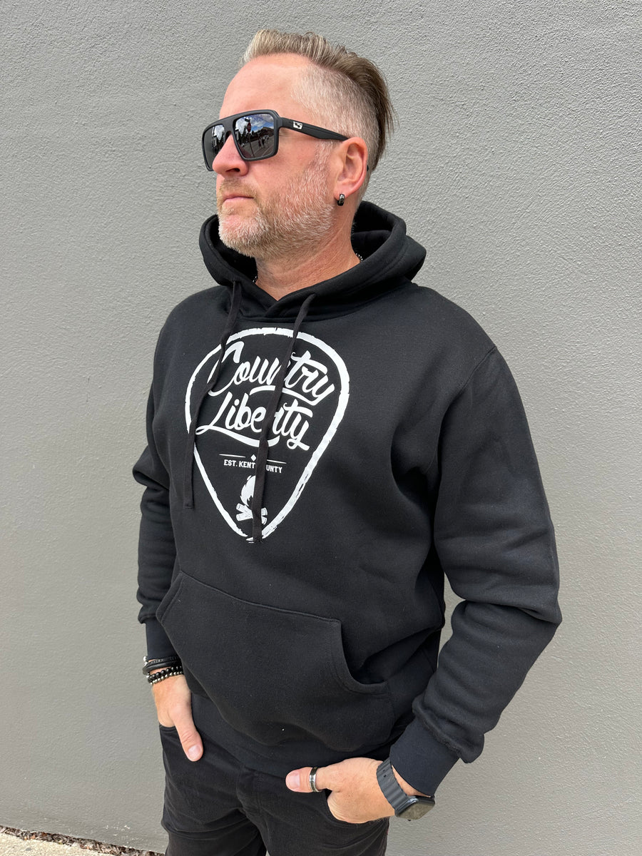 Country Liberty Black Hoodie