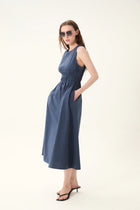 Turchi Dress Navy