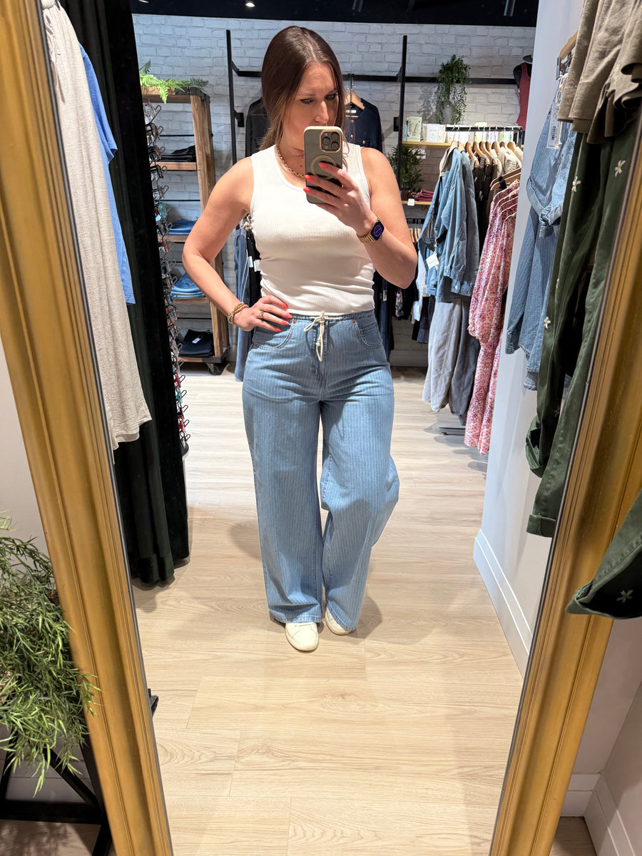Madison - Mid Rise Wide Leg Whimsy