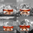 The Peaks Glass set of 4