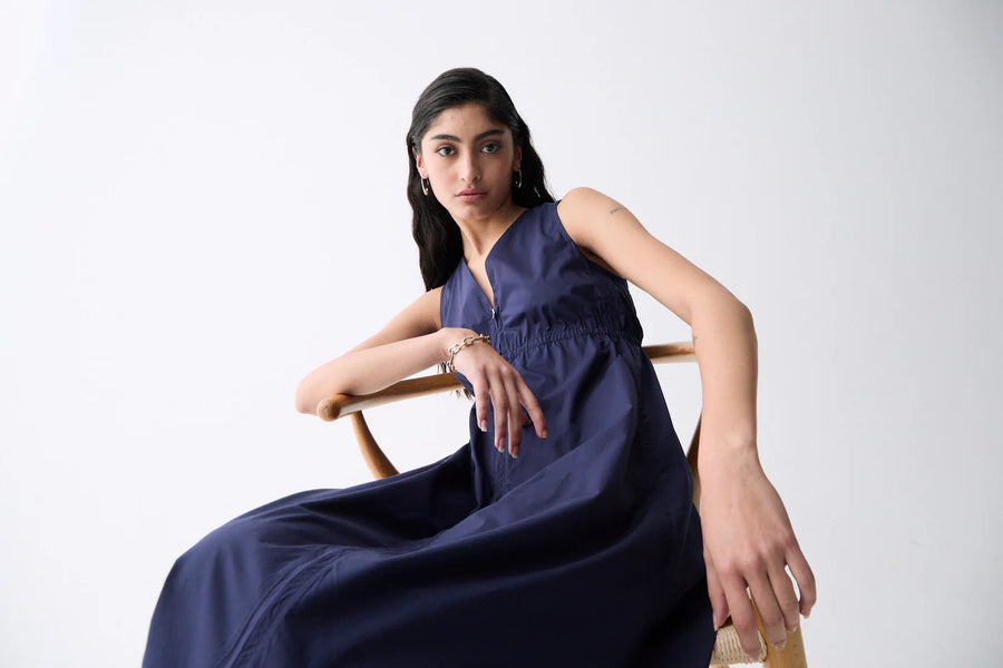 Rubens Dress Blue Marine