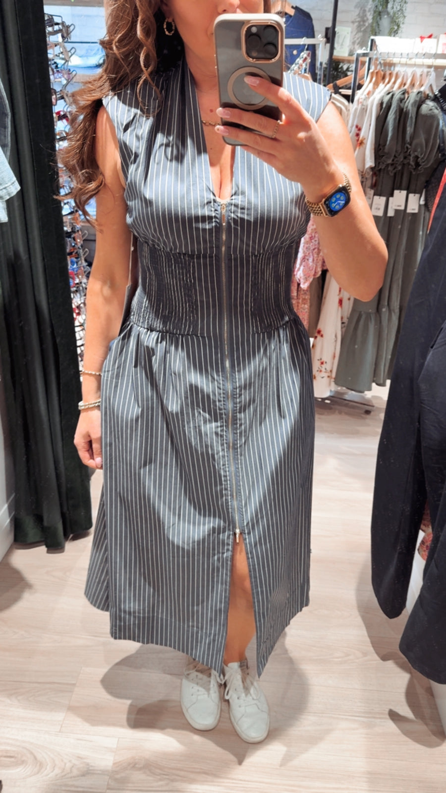 Syke Zip Front Dress