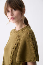Dinis Knit Top- Army