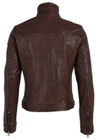 Bain CF Leather Jacket Dark Wood