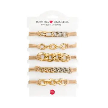 Bling Hair Ties set of 5