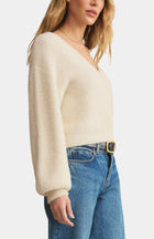 Sadira Fluffy Cardigan Warm White