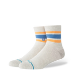 Boyd Slub Quarter Sock Heather Grey
