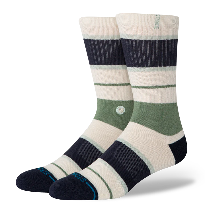 Striped Delight Crew Socks