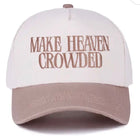 Make Heaven Crowded Two Tone Canvas Cotton Cap