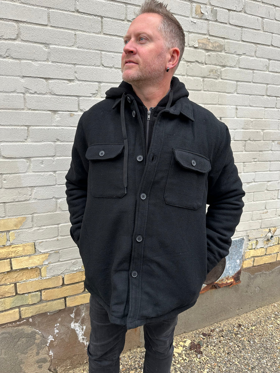 Mens Woven Jacket - Black