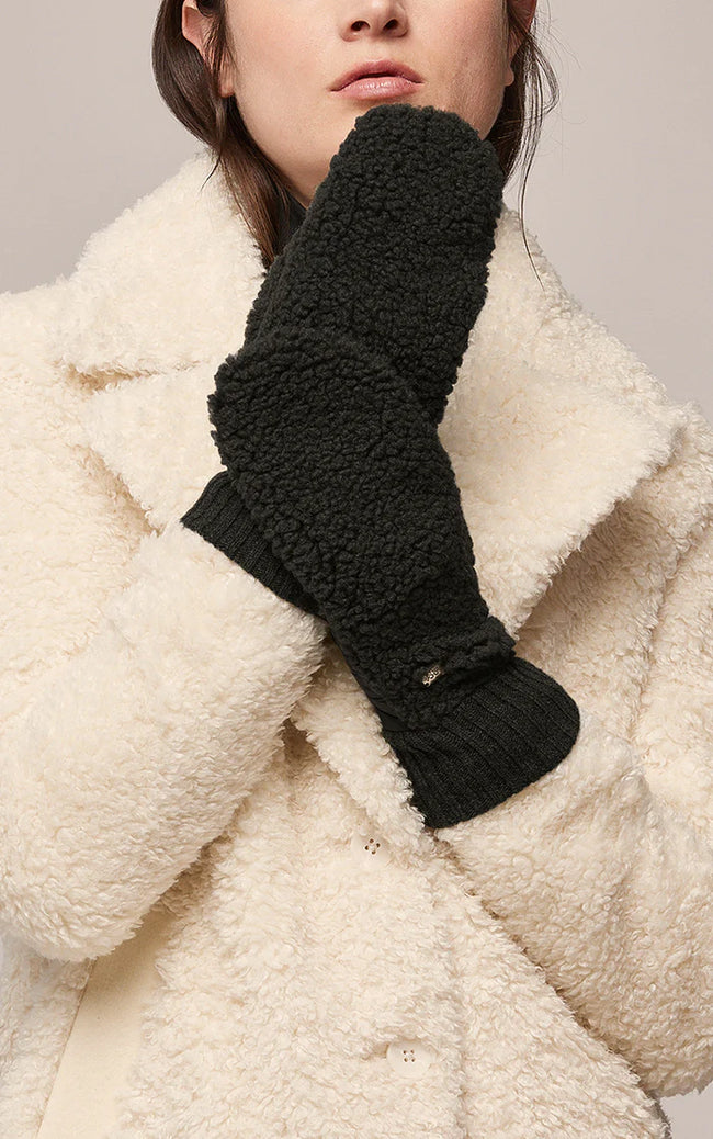 Alina Ladies Faux Shearling Gloves