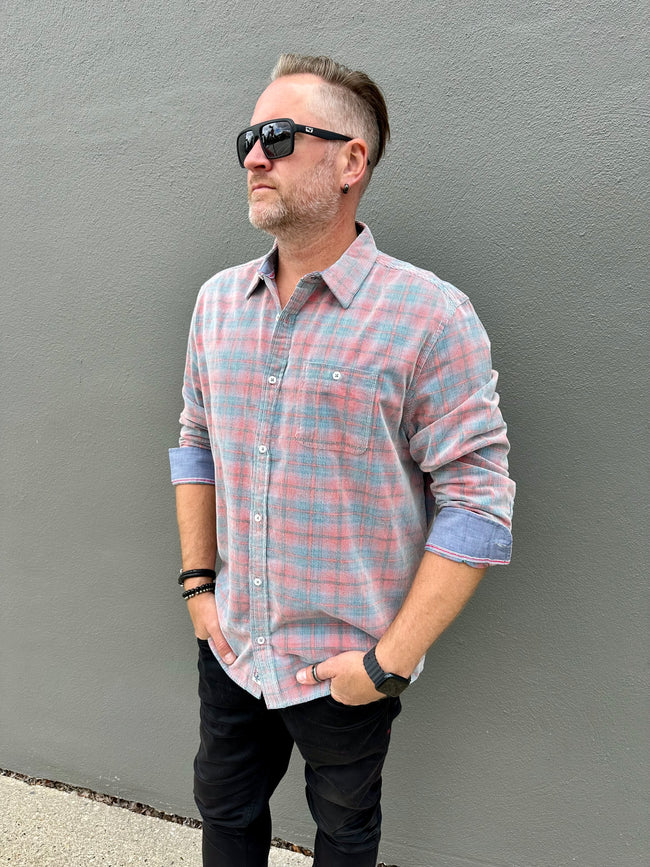 Allen LS Vintage Wash Corduroy Shirt