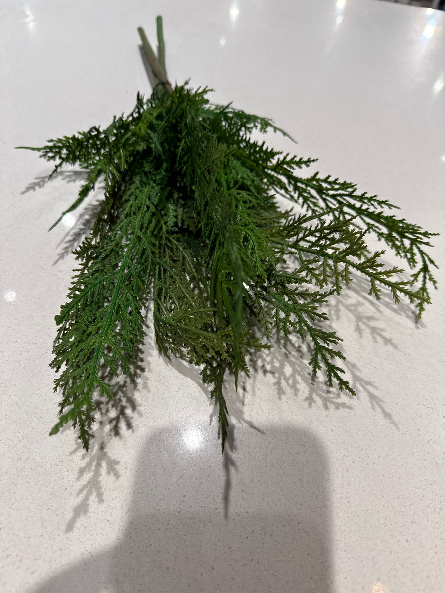 81698 19" Fresh Touch Dark Green Spruce Branch