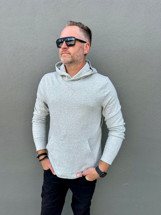 Hero Stretch Knit Hoodie - Grey