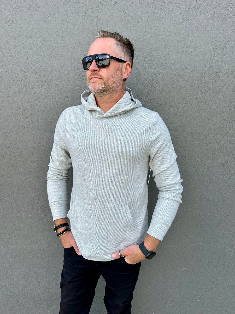 Hero Stretch Knit Hoodie - Grey