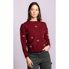 Livingston Sweater - Dark Red