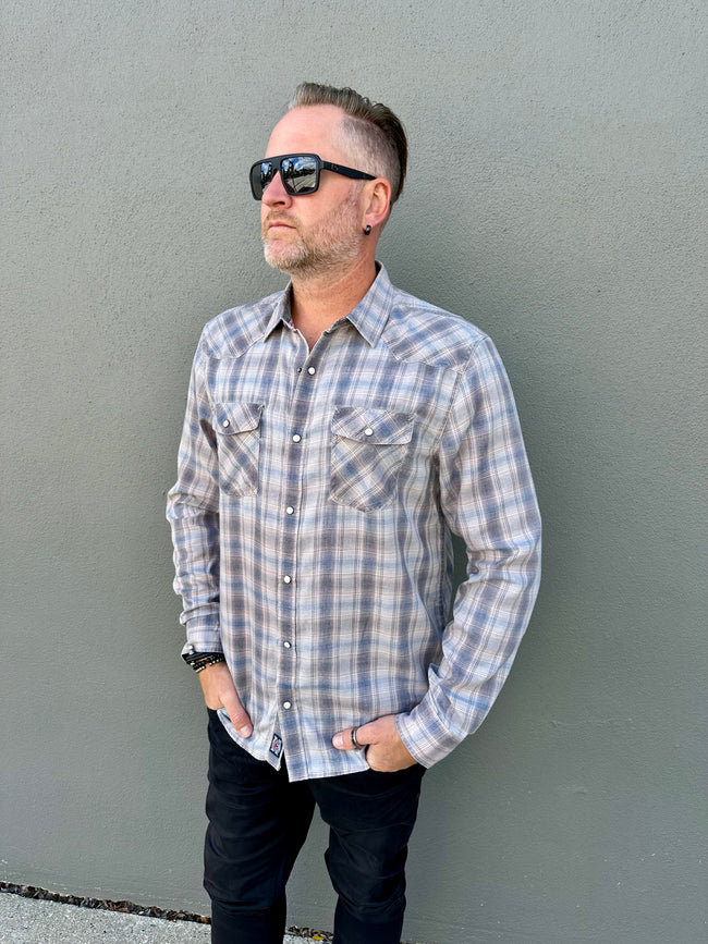 Mobile LS Vintage Soft Western Shirt