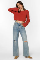 Carla Burnt Coral Sweater