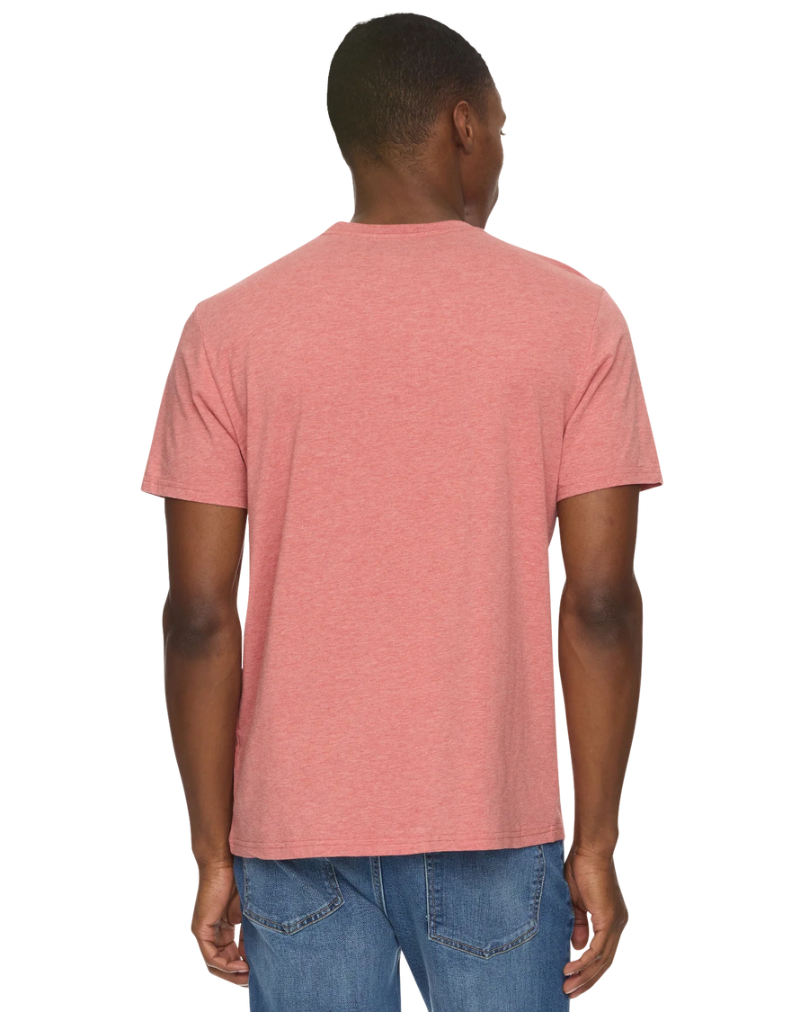Essential Stretch Comfort Crewneck Tee Coral Heather