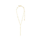 BAYLEN recycled tiny coins y-necklace