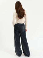 Cozy Jean Pull- On Wide Leg Sky Whisper
