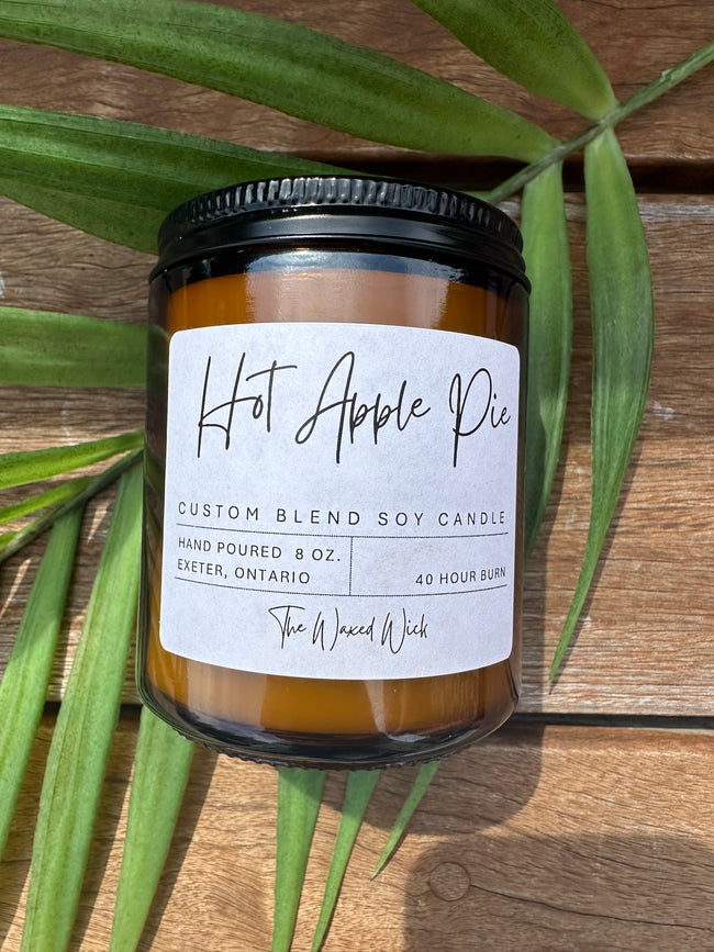 Hot Apple Pie 8oz Candle