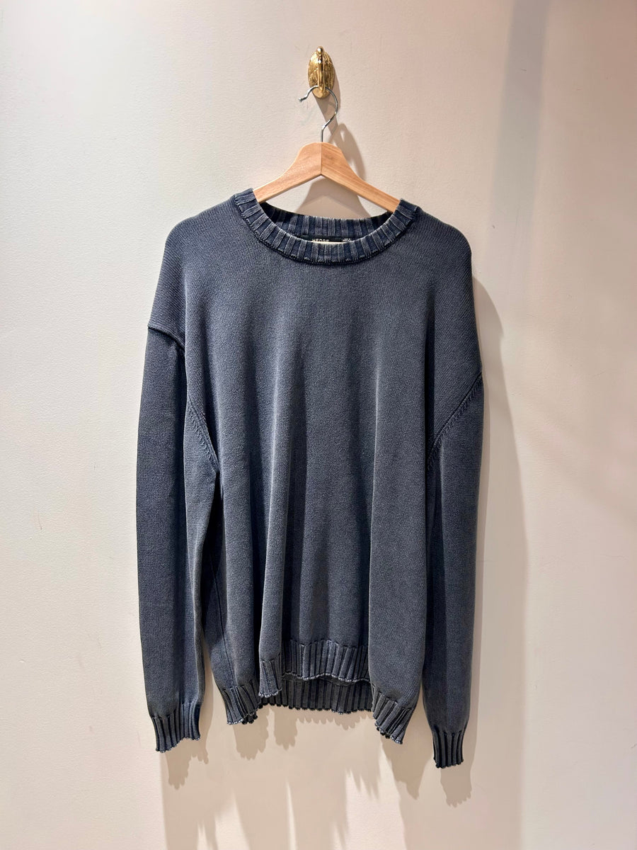 77MS329S Crew Sweater Navy