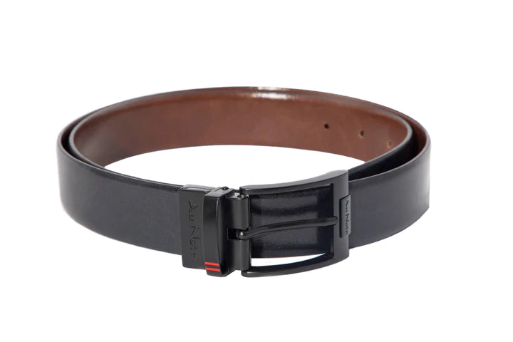 Desoto Reversible Belt Black, Black-Brown