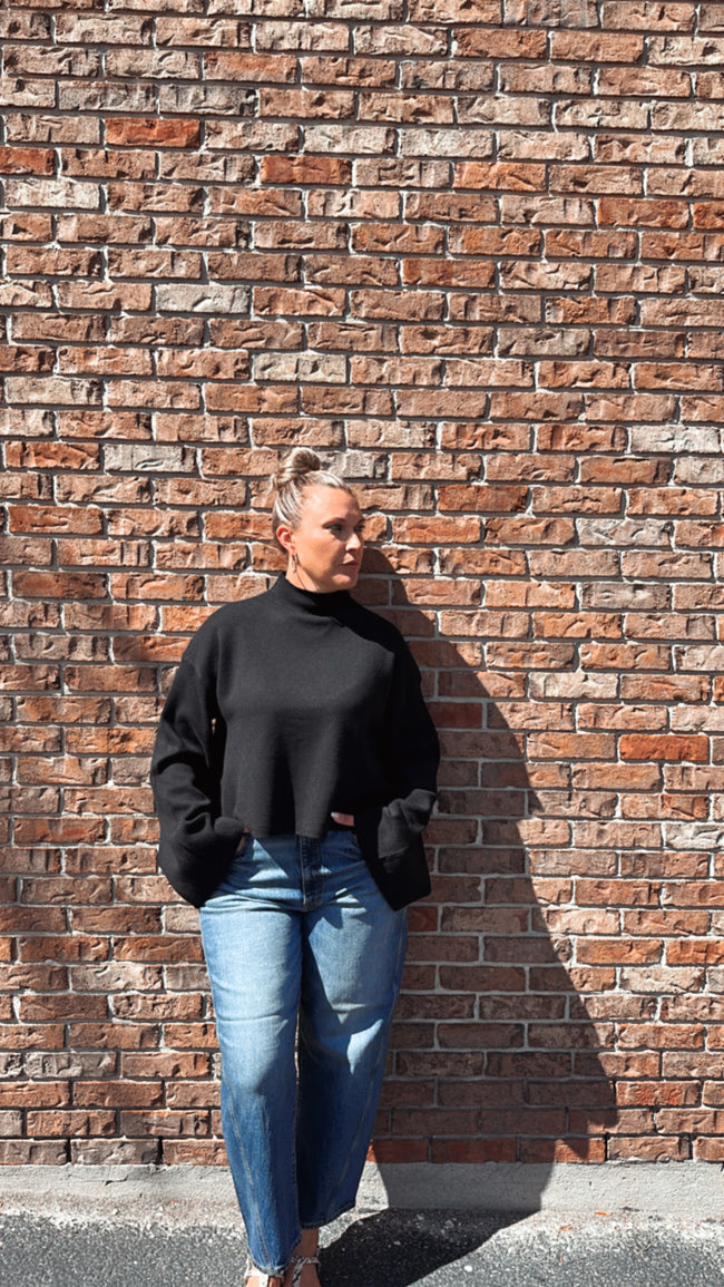 Chuck Turtleneck Sweater Black