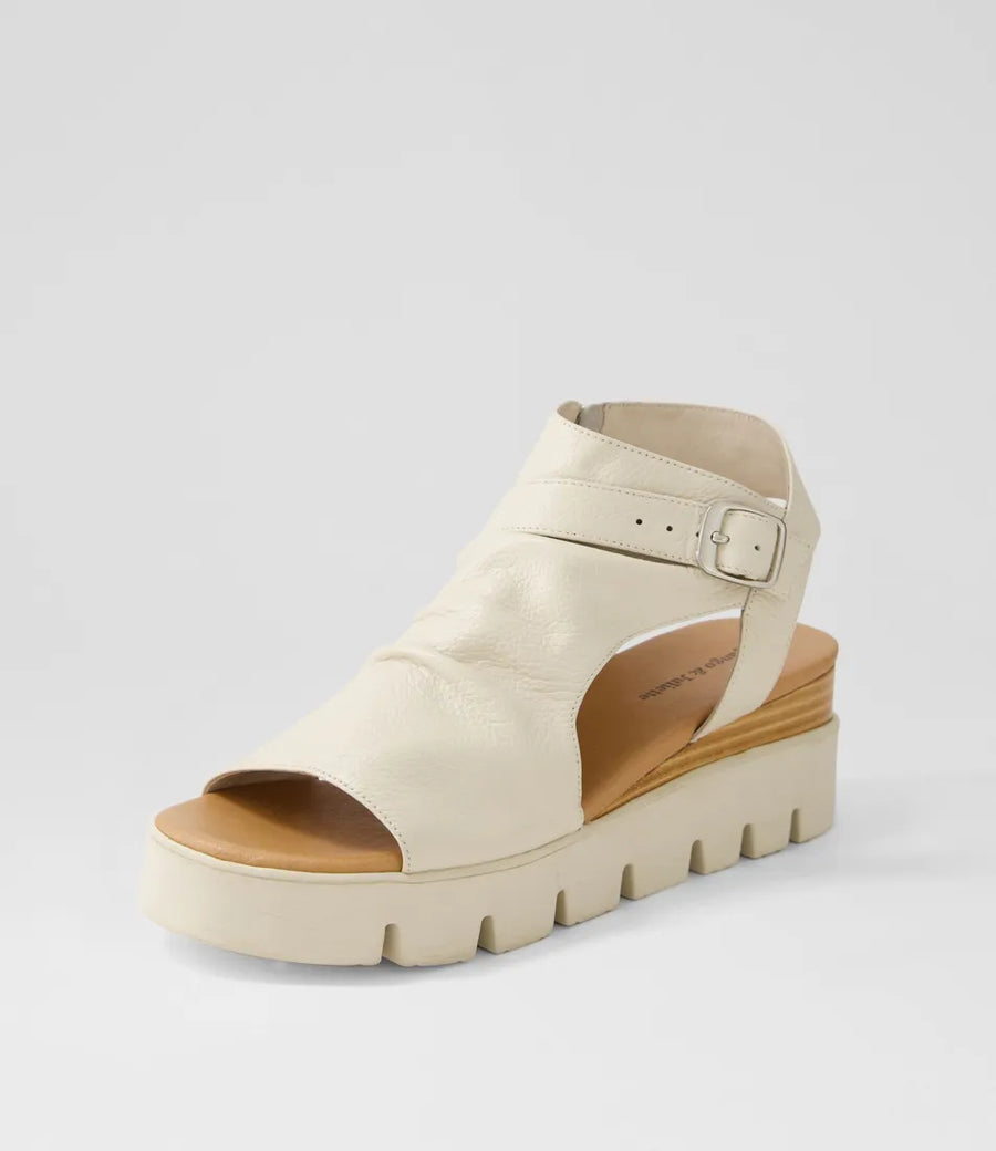 Rufuss Milk Leather Sandals