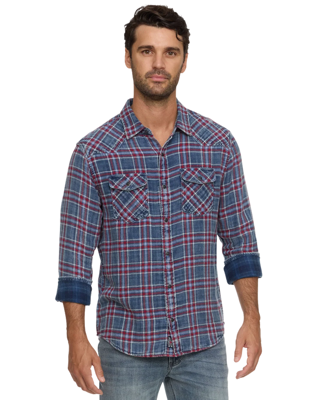 DS-SM26WS3790 Marbury Double Layer Western Shirt