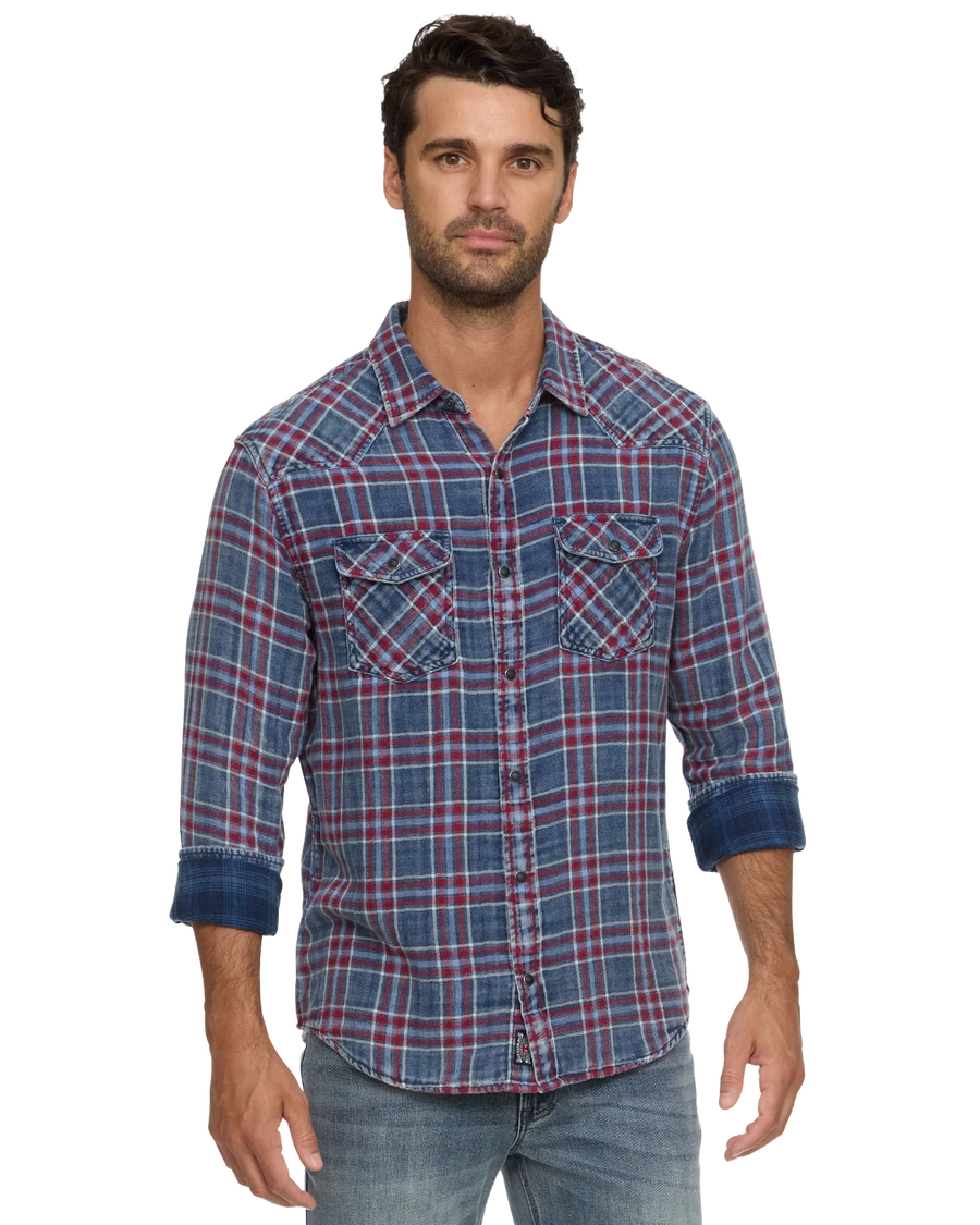 DS-SM26WS3790 Marbury Double Layer Western Shirt