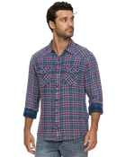 DS-SM26WS3790 Marbury Double Layer Western Shirt