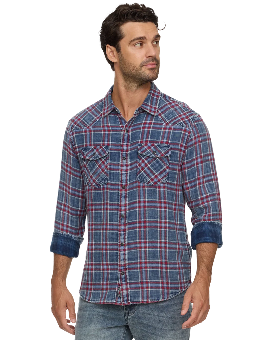 DS-SM26WS3790 Marbury Double Layer Western Shirt