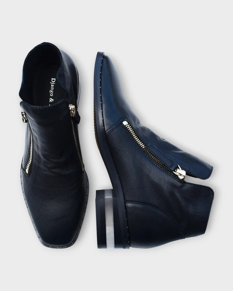 Floriss - Black/Black Heel
