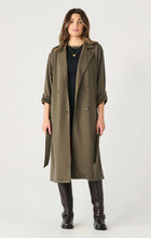 2429003 D Double Breasted Knit Trench Coat