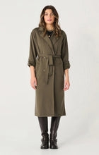 2429003 D Double Breasted Knit Trench Coat