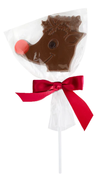 Milk Chocolate Rudolph Lollipop