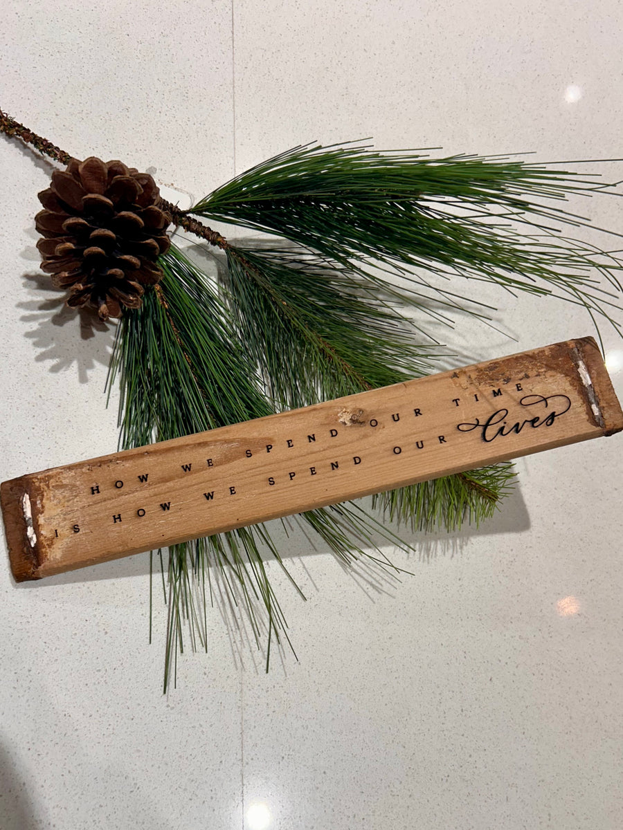 Engraved Vintage Shutter Sticks