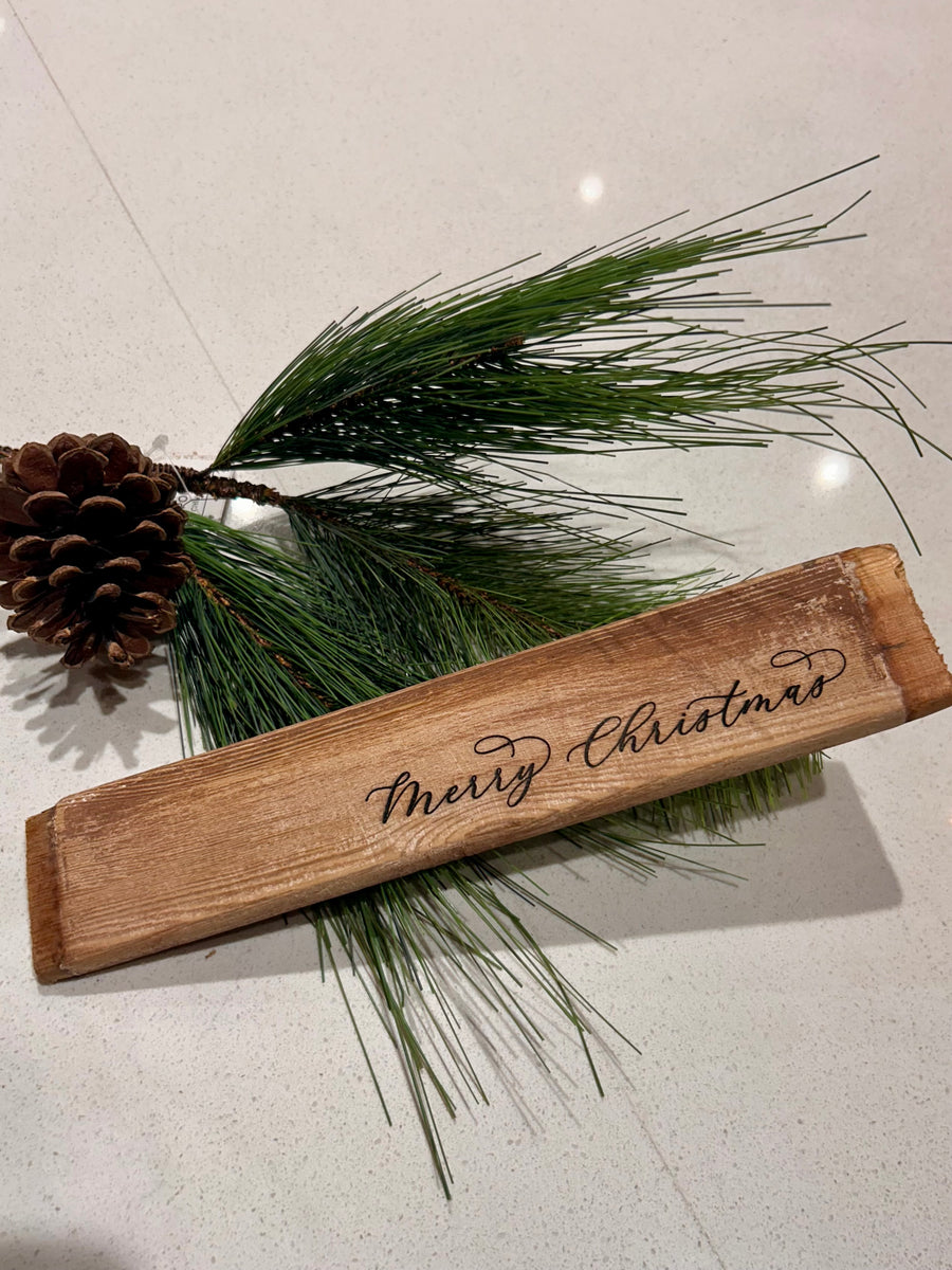 Engraved Vintage Shutter Sticks