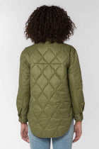 Eleanor Olive Puffer Jacket