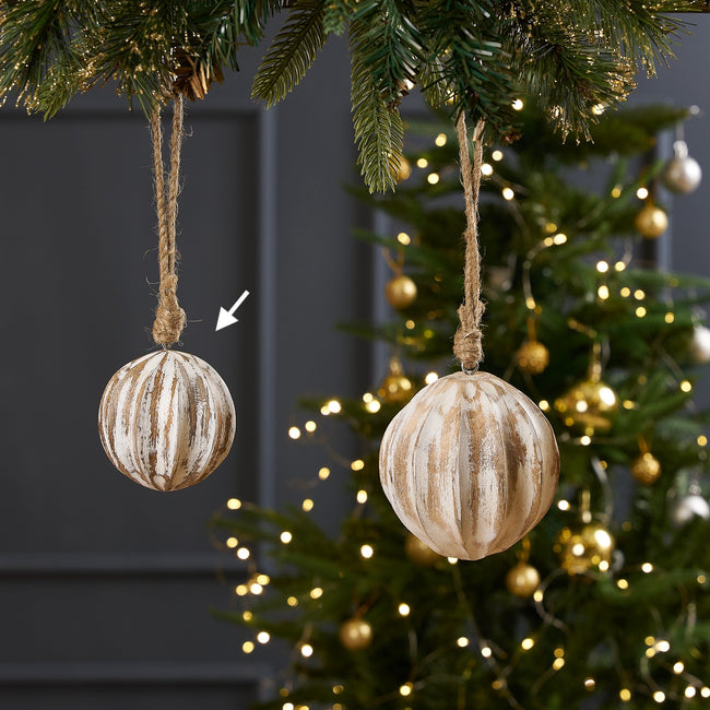 Cedar Large Wooden Ornament